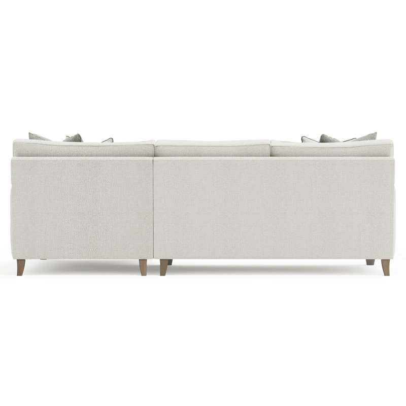 Bernhardt Mila 2-Piece Right Facing Fabric Sectional, Right Hand Facing, 36.5" H x 101" W x 61" D