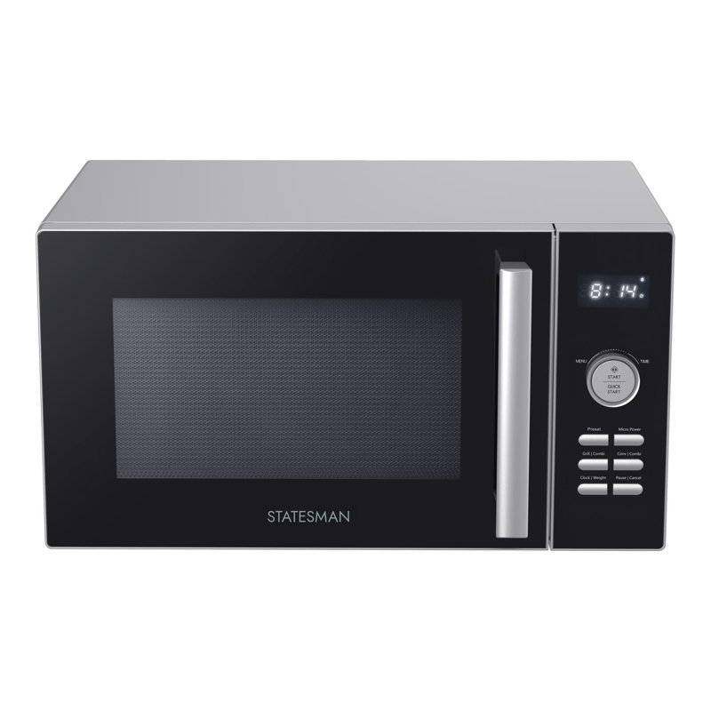 Statesman 25L 900W Digital Combination Microwave Black, Silver, 6