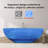 64'' x 29.6'' Freestanding Soaking Resin Bathtub