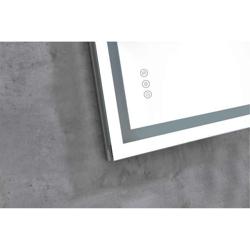 Versatile Bathroom Mirror With Advanced Features For Enhanced Experience, 24" x 36"