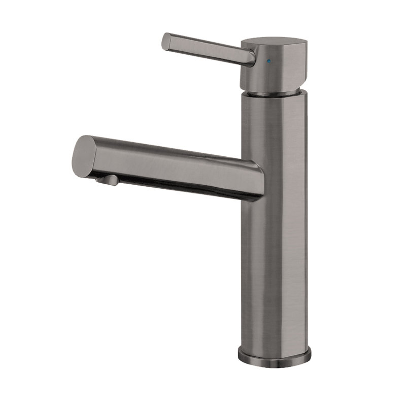 Whitehaus Lead-Free Solid Stainless Steel Single lever Elevated Lavatory Faucet, Gunmetal