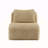 Armless Sofa W/Pillow Flannelette Fabric-Light Camel