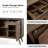 Morlan 53"W Mid-Century Modern Sideboard with Adjustable Shelves-1709611843
