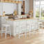 23.6" Saddle Stool, Kitchen Counter Stool With Footrest, Set Of 2-547465849