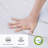 White Memory Foam Mattress With Green Tea & Bamboo Charcoal Infusion, Medium Firmness,Vacuum Compressed For Easy Storage, Suitable For All Sleeping Positions-365879928