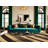 Washable Sand Dark Brown Striped Area Rug-33342498