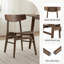 Chaise en bois massif-705503403