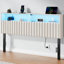 Tête de lit tapissier avec lumières DEL et station de charge Berte