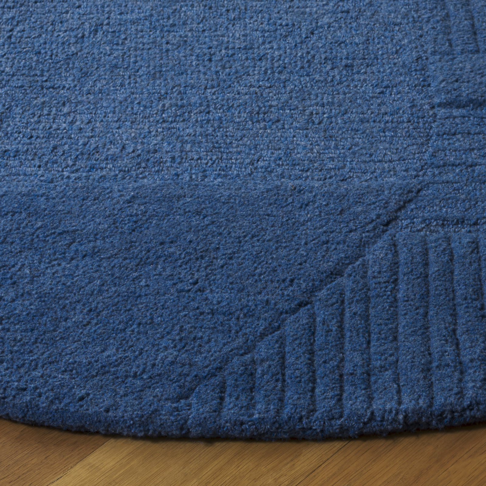 Ivanenko Hand-Tufted Geometric Rug, Round 6'