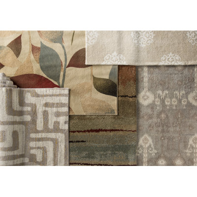 Jacques Hand-Woven Wool and Cotton Striped Rug