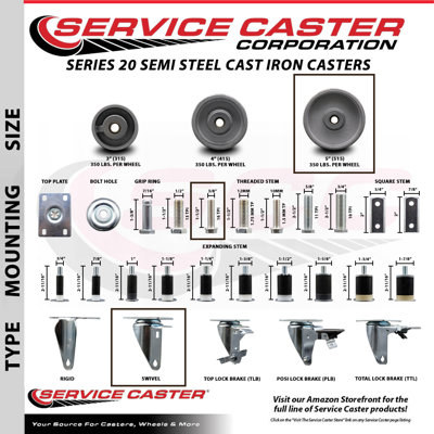 Service Caster SCC-TS20S515-SSR-381615-2-TLB-2