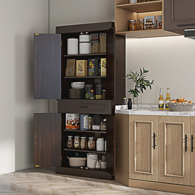 Freestanding Kitchen Pantry with Ample Storage