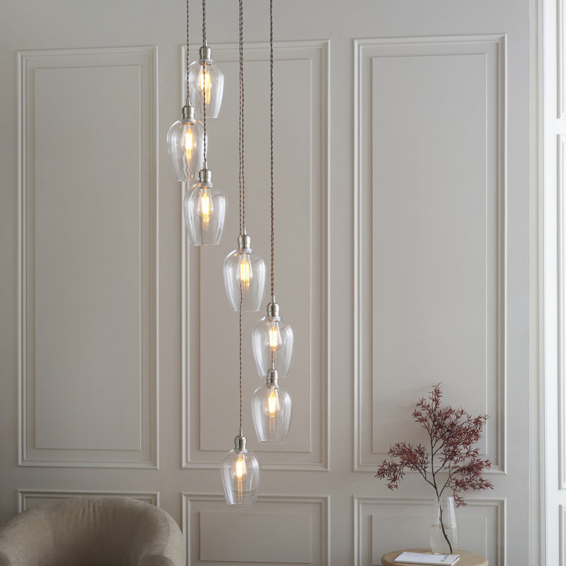Alans 7 - Light Chandelier, Nickel