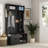 Hall Tree With 6 Hooks,Coat Hanger, Entryway Bench, Storage Bench,For Entrance, Hallway