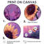 Donah, crépuscule mauve, teintes de coucher de soleil, champ de tournesols I - art mural de tournesols pour le salon-1905842026-1905842022-1905842021