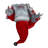 Kurt Adler 18-Inch Red and Silver Santa