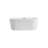 Jakeil 59'' x 27.5'' Soaking Acrylic Bathtub-108229763