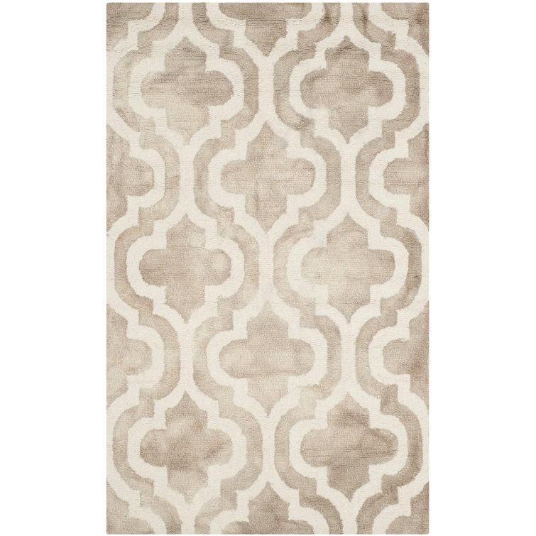 Defranco Hand Tufted Wool Geometric Rug