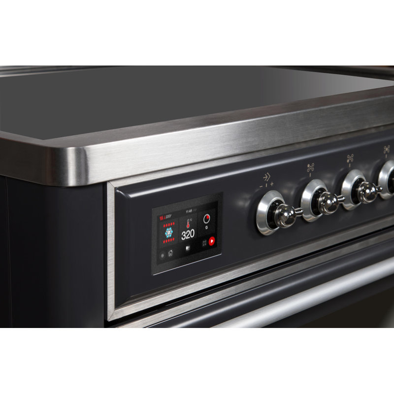 Majestic II Series 36" 3.5 cu. ft. Freestanding Electric Range, Matte Graphite/Chrome