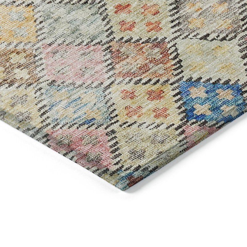Tapis Chayil avec envers antidérapant, Rectangulaire 3 pi x 5 pi
