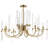 Bradt 8 - Light Steel Dimmable Classic / Traditional Chandelier-1831817001