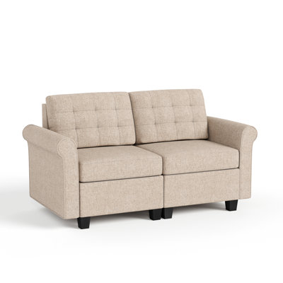 Causeuse en chenille avec éponge résiliente