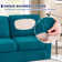 Pizarro Soft Stretch Separate Box Cushion Armchair Slipcover