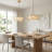 3 - Light Dimmable Drum Chandelier-1705027102
