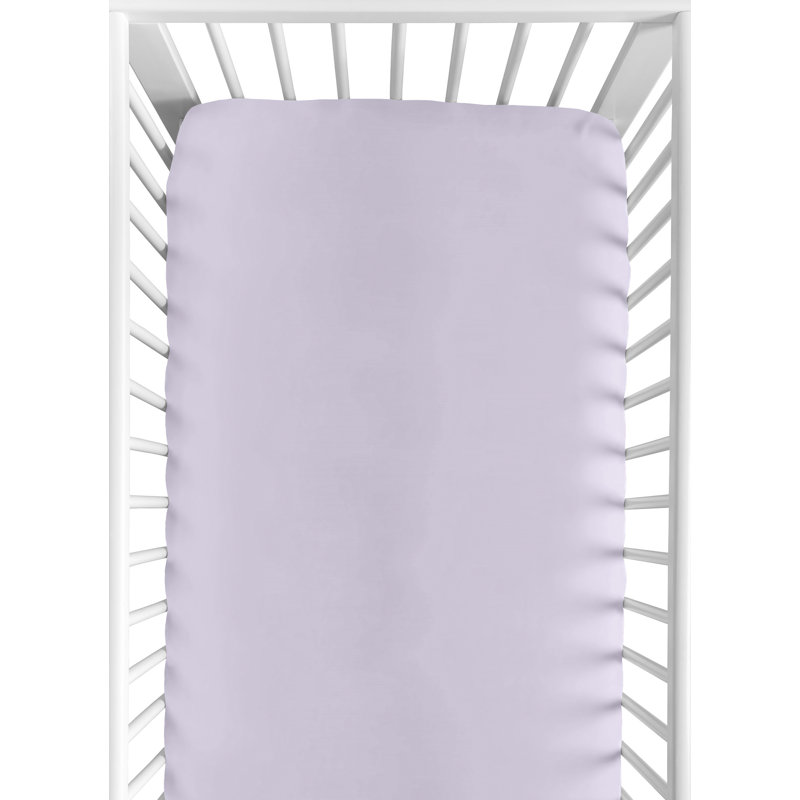 Drap-housse pour lit de bébé Rose Lace, Violet