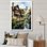 «England Peaceful Canalengland Landscape II - Cityscapes Wall Art Living Room»