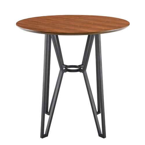 17 Stories Enegess Round Metal Base Dining Table & Reviews | Wayfair