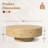 31.5" & 35" Round Solid Wood Burl Coffee Table – Unique Natural Swirl Patterns, Curved Elegant Design, Handcrafted Centerpiece-1089056195-1089056192