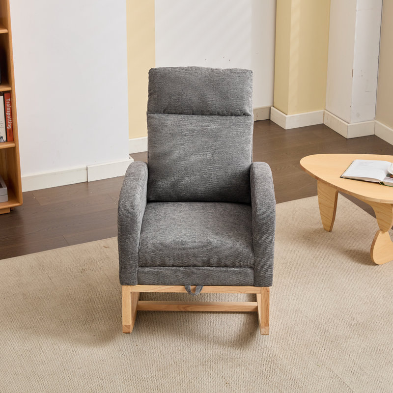 Chaise berçante Modern, Gris foncé