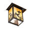 9" Wide Seneca Ducks In Flight Left Wall Sconce