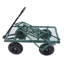 Les chariots de jardin Wagon Cart facilitent le transport du bois de chauffage (vert)