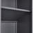 Gray Metal Large-Capacity Wardrobe With Hanging Rod And Compartments, Lockable Closet With Locks & Keys, Steel Construction, Waterproof & Fireproof, Suitable For Bedroom, Living Room And Laundry Room.-936240771