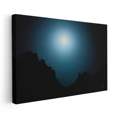 «Blue Moon Desert», reproduction d'art sur toile