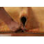 Tapis tribal orange Gabbeh