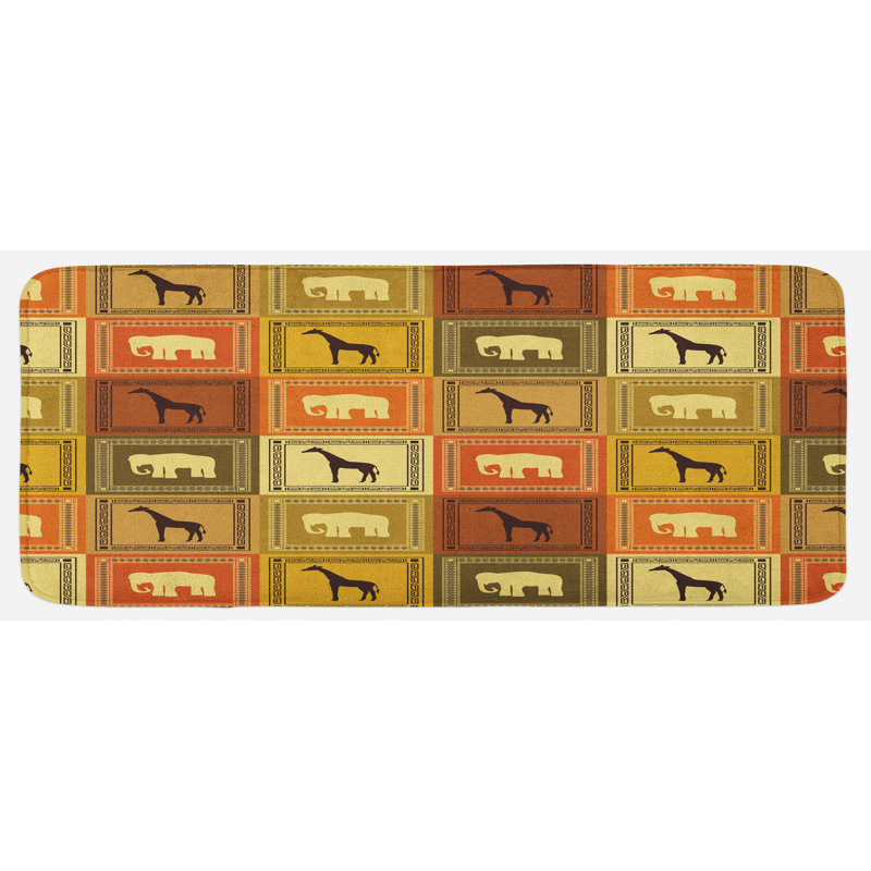 Tapis de cuisine safari