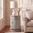 Regan Solid Wood Swivel Drum End Table with Storage-1172392189