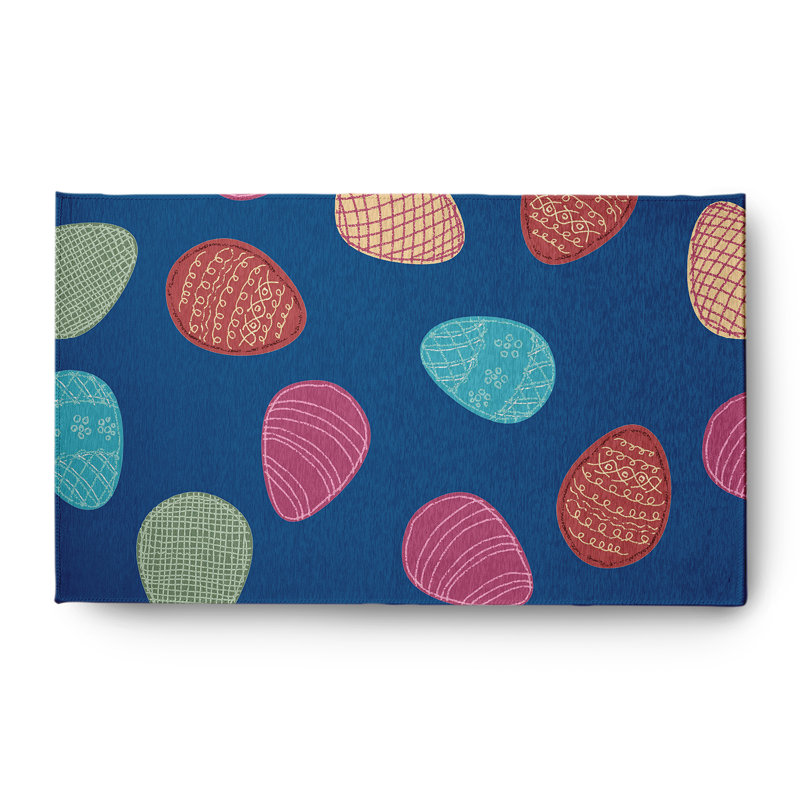 Tapis en chenille Egg Hunt, Rectangle 3 pi x 5 pi