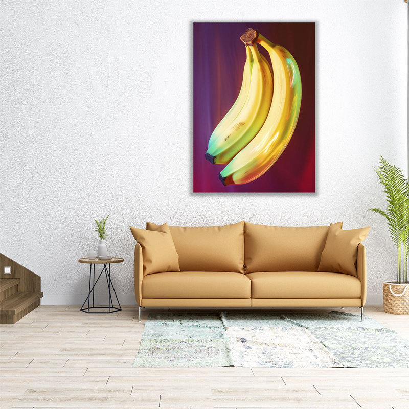 The Bananas - reproduction d'art sur toile, H 24 po x l 18 po