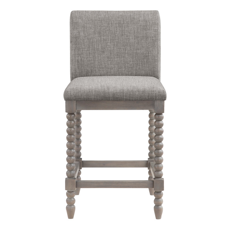 Tabouret de comptoir 26,5 po Lippold, gris