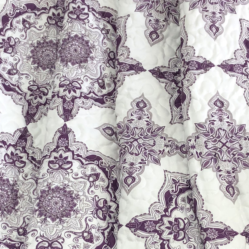 Austin Plain Weave / Muslin Throw Blanket, Dustin Purple