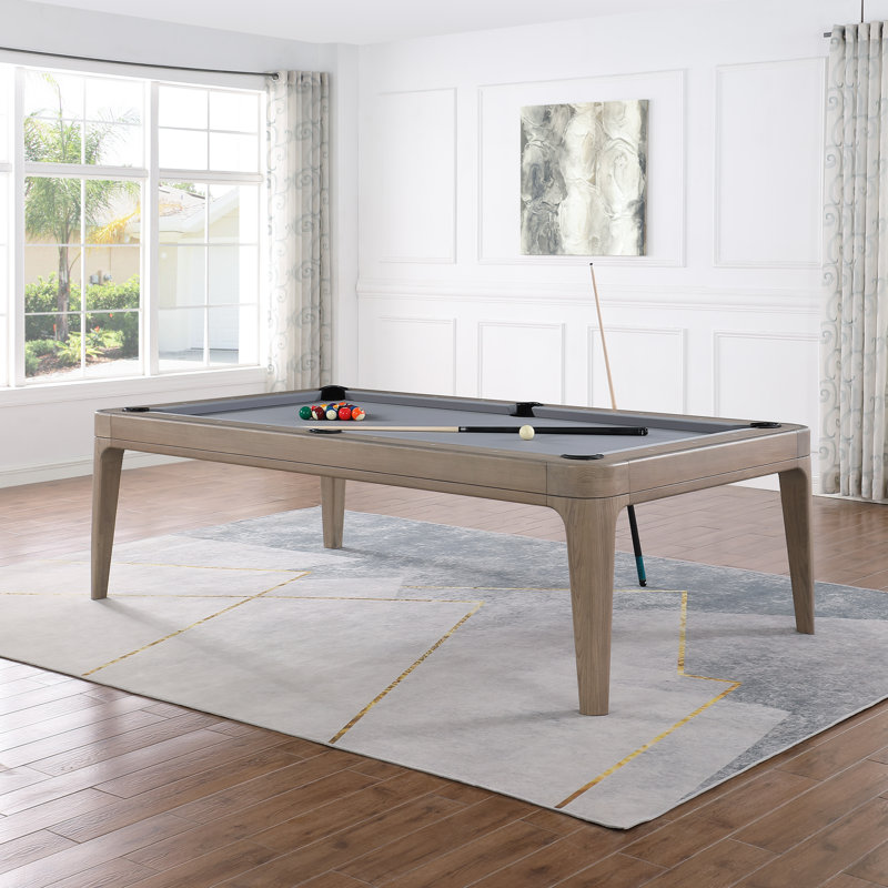 Playcraft Boca 8' Slate Pool Table with Professional Installation Included, Navy Blue, Dining Top Not Included