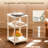 Small Side Table With 3 Tier Open Shelf, Modern Nightstand Bedside Table For Living Room, Bedroom, Office And Small Spaces – White – 3 Tier Open Shelf / Wood‑Like Material / Modern Style