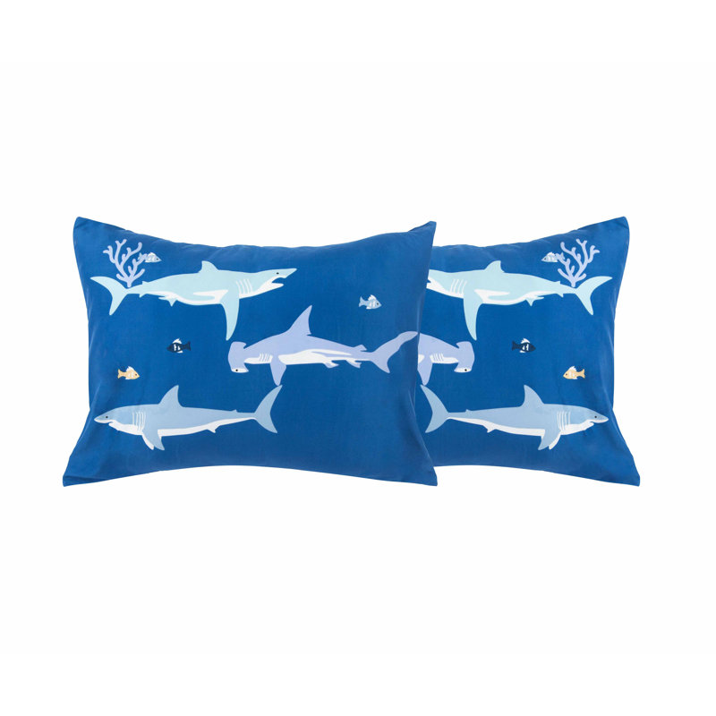 Blue Twin Microfiber Reversible Kids Bed in a Bag Set