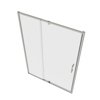 Pivot Swing Tempered Glass Shower, 44 - 48" W X 71" H, , Reversible Install, Magnetic Close, Leak- Feature H Door, Finish, Simple Closure, Good Leakage