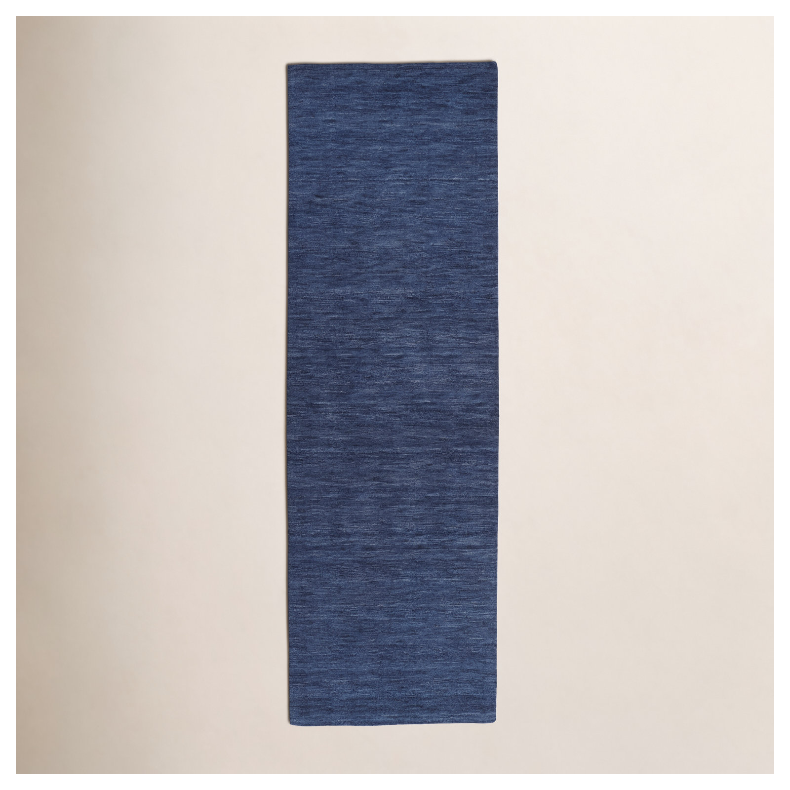 Kaden Handmade Wool Blue Rug, Runner 2'6" x 8', Blue