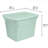 Sterilite Plastic Stackable Storage Tote Container Bin